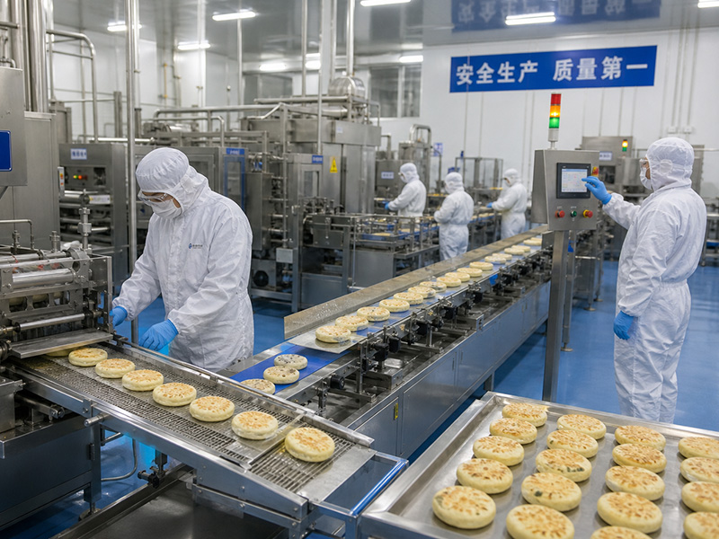 餡餅生產(chǎn)線核心設(shè)備清單與產(chǎn)能配置方案